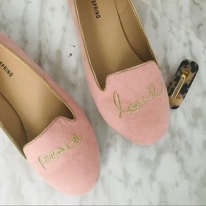 Call It Spring Peace and Love flats